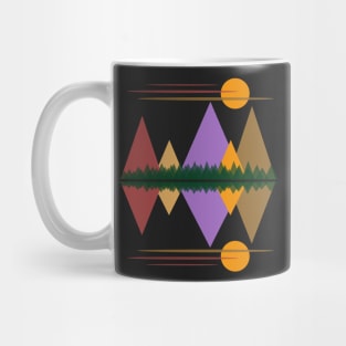 Moon Over The Mountains #4 Mug